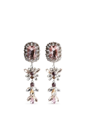 DSQUARED2 floral-motif earrings - Silver