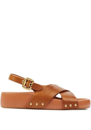 Chloé Mae studded sandals - Brown