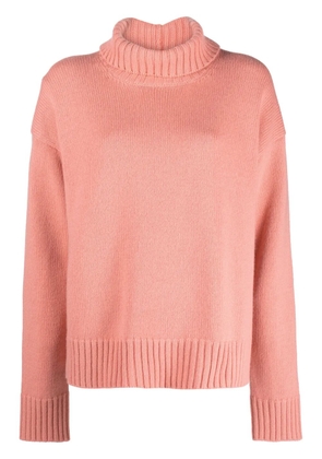 Jil Sander roll-neck loose-fit jumper - Pink