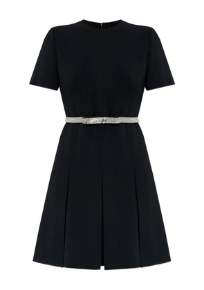 Versace crystal-embellished belt dress - Black