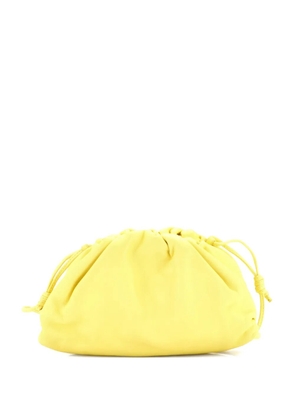 Bottega Veneta Pre-Owned The Pouch Leather Mini crossbody bag - Yellow