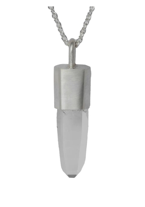Parts of Four sterling silver Talisman quartz necklace