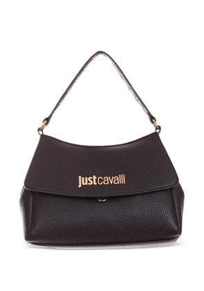 Just Cavalli logo-plaque shoulder bag - Blue