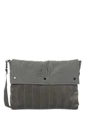 C.P. Company button striped tote bag - Green