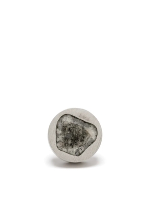 Parts of Four MA+DIA single stud earring - Silver