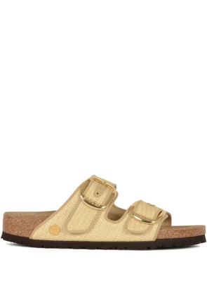 Birkenstock Arizona Big Buckle Raffia sandals - Gold