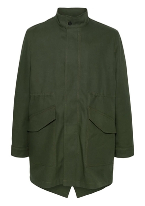 Maison Kitsuné military cotton parka - Green