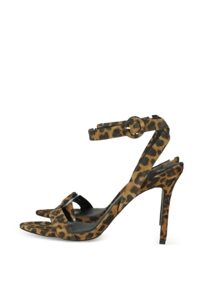 Veronica Beard leopard-print sandals - Brown