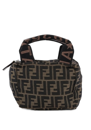 Fendi Pre-Owned Vintage 1925 Cosmetic Zucca Canvas Mini tote bag - Brown