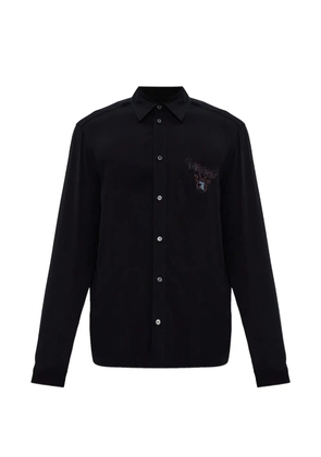 Diesel S-Holger logo buttoned shirt - Black