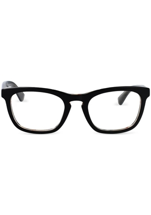 Burberry Eyewear Vintage Check-detail glasses - Black