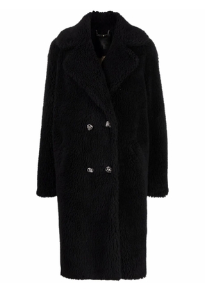 Philipp Plein double-breasted long coat - Black