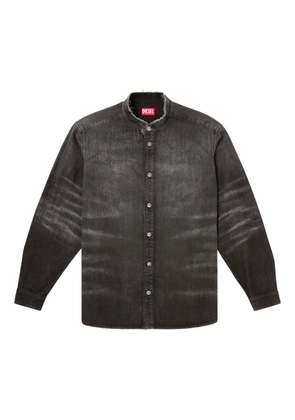 Diesel honeycomb denim shirt - Black