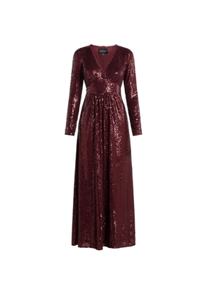 Needle & Thread Chelsea sequin V-neck midi dress - Red