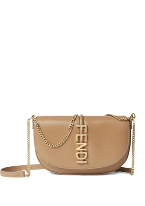 FENDI Fendigraphy wallet-on-chain - Brown