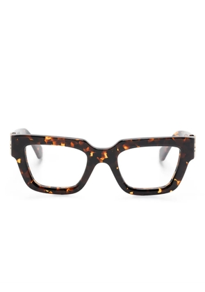 Off-White Eyewear tortoiseshell glasses - Brown