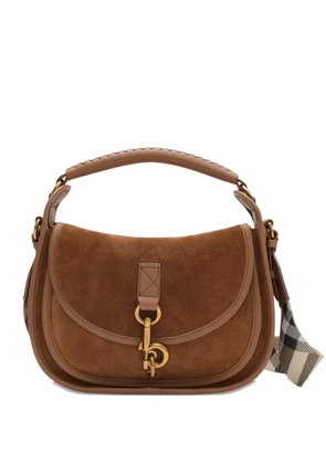 Burberry small B-clip cross body bag - Brown