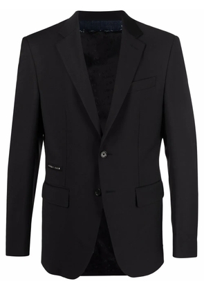 Philipp Plein crystal skeleton Gigolò fit blazer - Black