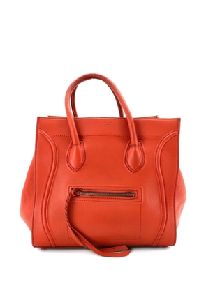 Celine Pre-Owned Phantom Bag Grainy Leather Medium tote bag - Orange
