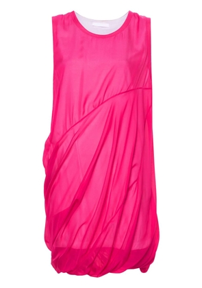 Helmut Lang silk mini dress - Pink