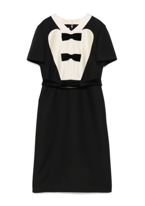 Valentino Garavani bow-detail midi dress - Black