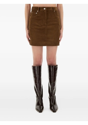 MOSCHINO JEANS corduroy pocket skirt - Brown