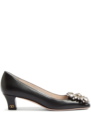 Valentino Garavani 45mm Preshoes embellished pumps - Black
