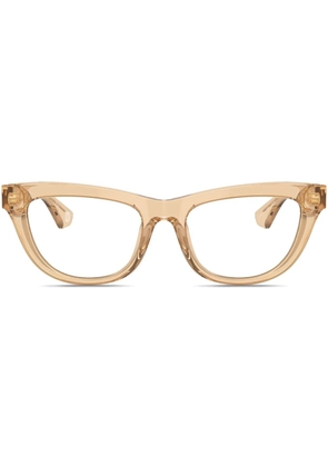 Burberry Eyewear transparent-design cat-eye glasses - Neutrals