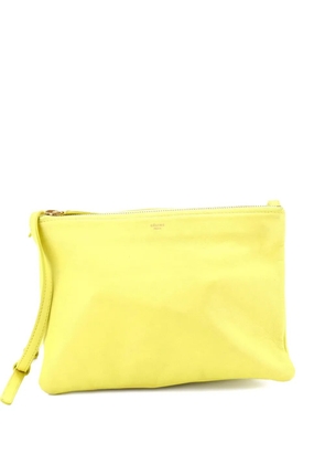 Celine Pre-Owned Trio Leather Large crossbody bag - Yellow