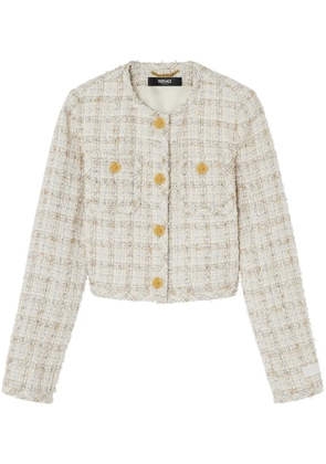 Versace tweed jacket - Neutrals
