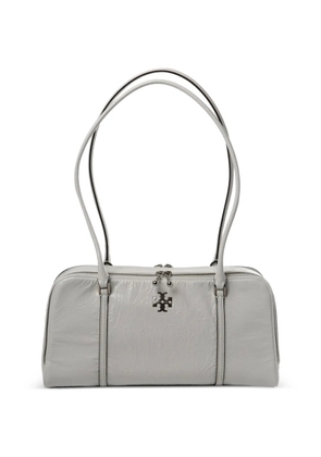 Tory Burch small logo-detail zip-fastening shoulder bag - White