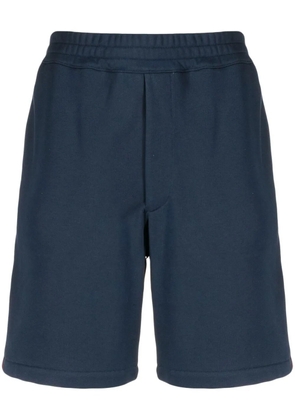 Alexander McQueen logo-tape track shorts - Blue