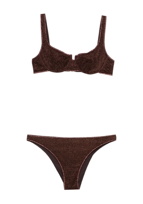 Oséree glitter bikini - Brown