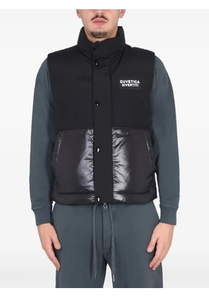 Duvetica snap-button gilet - Black