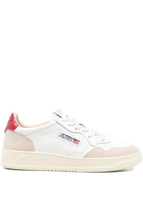 Autry Medalist leather suede sneakers - White