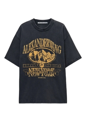 Alexander Wang graphic-print T-shirt - Grey