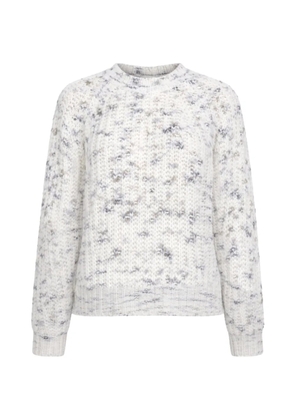 BOSS textured jumper - White