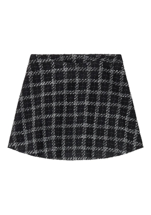 Diesel checked Gonna A-line skirt - Black