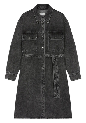 TOMBOY denim midi dress - Black