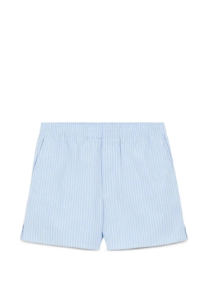 AMI Paris striped shorts - Blue