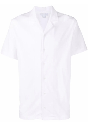 Sunspel spread-collar shirt - White