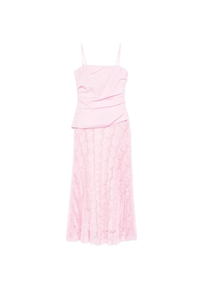 Simkhai Annalise lace midi dress - Pink