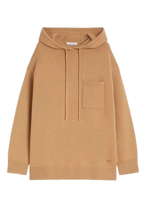 Max Mara hooded pocket sweater - Brown