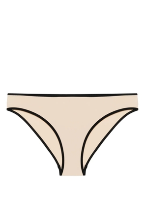 TOTEME striped-edge bikini bottoms - Neutrals
