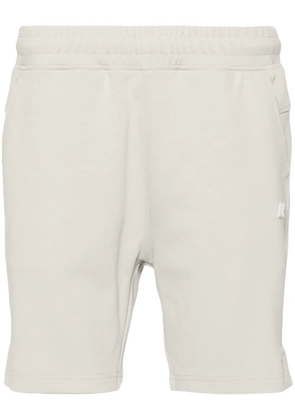 K-Way rubberised-logo track shorts - Neutrals