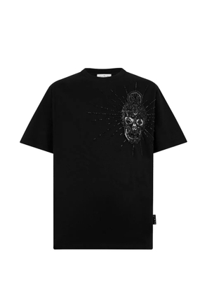 Philipp Plein round-neck skull-graphic T-shirt - Black