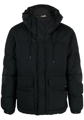 Ten C Vail Combo hooded down jacket - Black