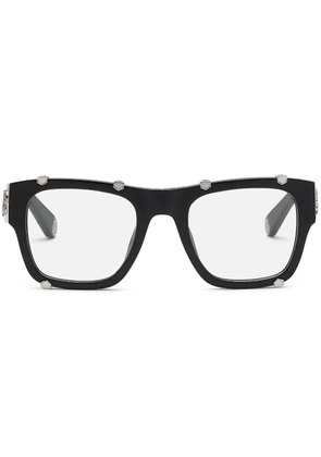Philipp Plein Eyewear Icon Hexagon square-frame glasses - Black