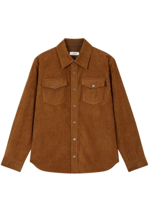 TOMBOY corduroy two-pocket shirt - Brown