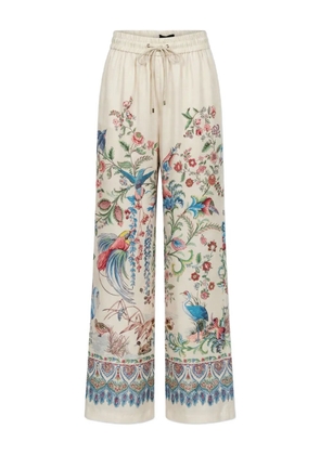 ETRO floral-print trousers - Neutrals